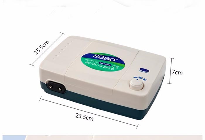 Mini Portable Fish Tank Aquarium ACDC Battery Air Pump