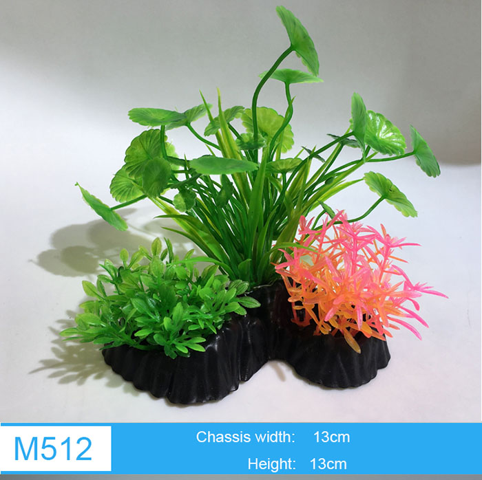 Different Types 2Inch 4Inch 5Inch Artificial Aquarium Plastic Plants