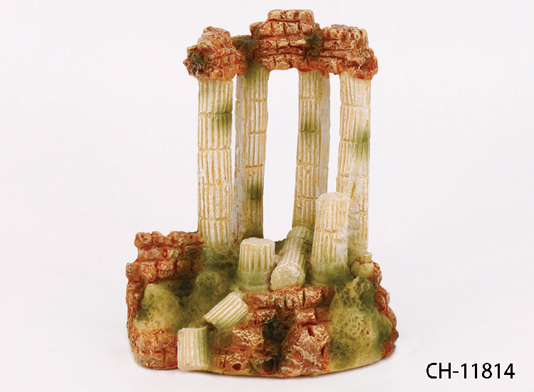 Fish tank decorations-Roman column series