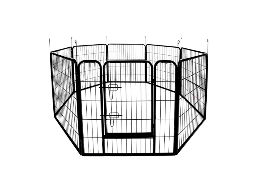 Square tube dog fence