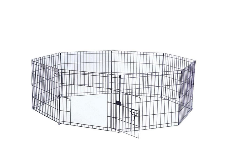 Eight piece dog fence