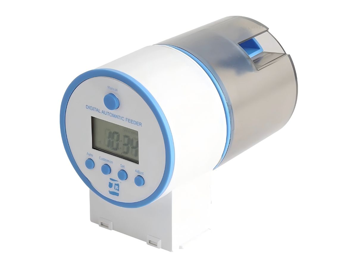 Programmable Automatic Fish Feeder – Easy Feeding for Aquariums & Tanks Programmable Automatic Fish Feeder – Easy Feeding for Aquariums & Tanks